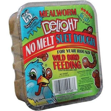 C&S PRODUCTS No Melt Suet Dough Delights Bird Suet, 1175 oz CS12583